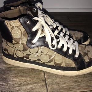 Vintage COACH high top sneakers